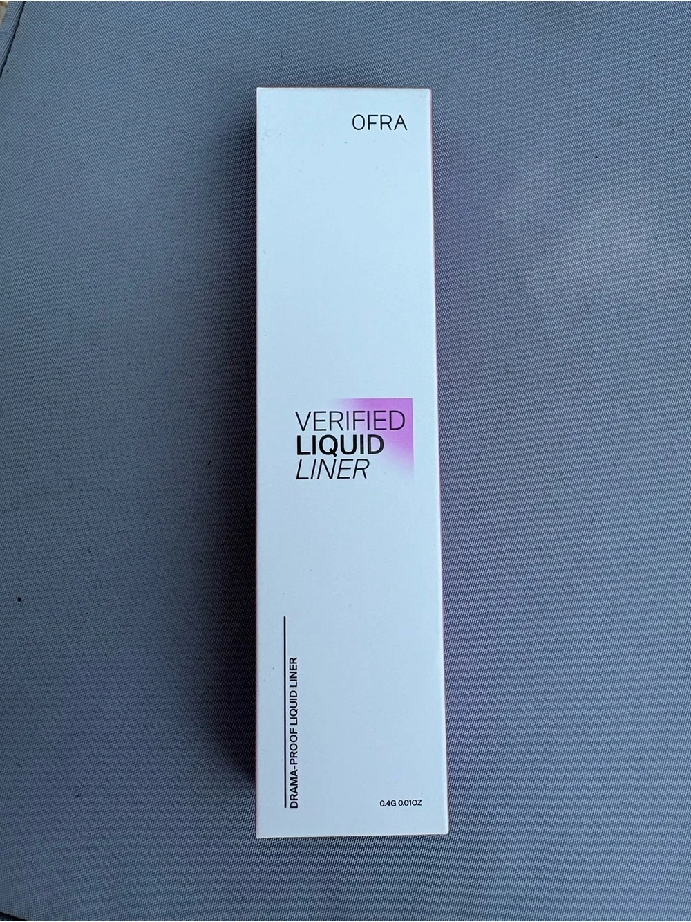 OFRA Cosmetic Liner Packaging in Purple